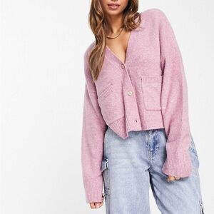 Abercrombie & Fitch Fluffy Cardigan Sweater
